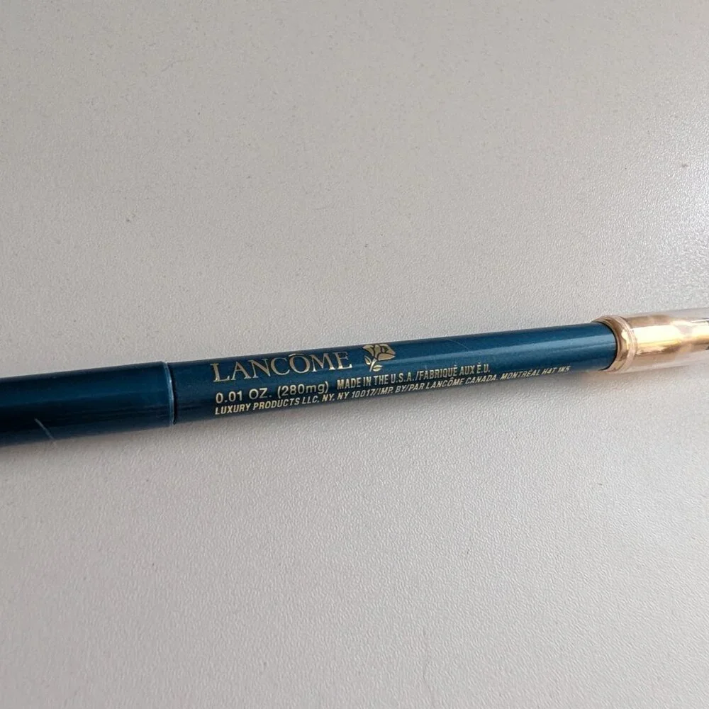 Lancome Le Stylo Waterproof Long Lasting Eyeliner French Viridian RARE Preowned